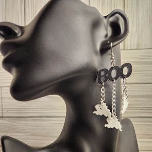 Boo Ghost Dangle Earrings